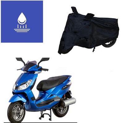 Pecko Two Wheeler Cover for Bajaj(Sunny, Black)