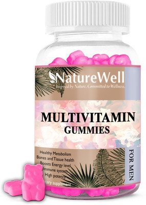 Naturewell Multivitamin Gummies for Men with Superfoods & Prebiotics (30)(30 No)