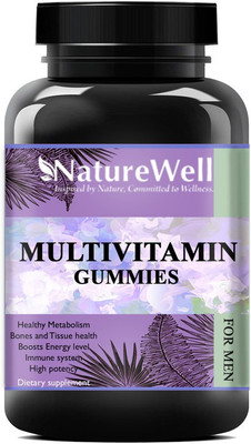 Naturewell Multivitamin Gummies for Men & with Prebiotics Ultra(30 No)