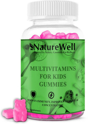 Naturewell Multivitamin Gummies for Kids with Superfoods & Prebiotics (30) Advanced(30 No)