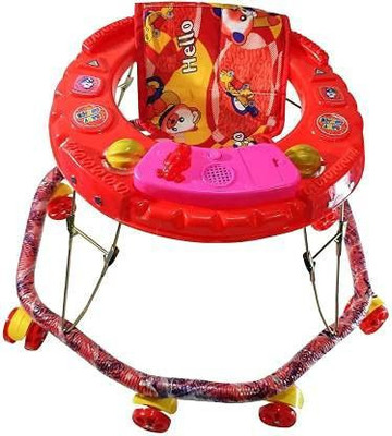 Avani MetroBuzz Activity Walker With Parent Rod(Red)