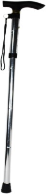 Sarkar Enterprise Aluminium Walking Stick for old people- Foldable- light weight- Height Adjustable-Slip-resistant rubber tip Walking Stick