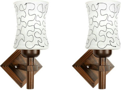 GORAJ Uplight Wall Lamp Without Bulb(Pack of 2)