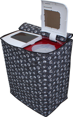 LITHARA Semi-Automatic Washing Machine  Cover(Width: 80.01 cm, Multicolor)