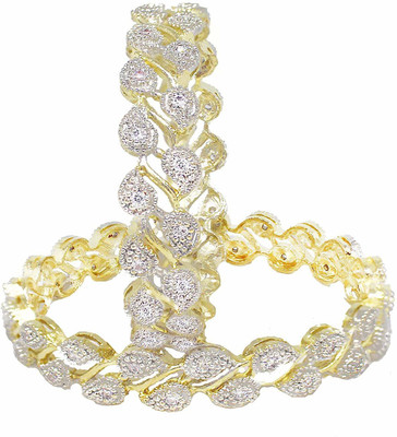 JDX Plastic Enamel Bangle Set(Pack of 2)
