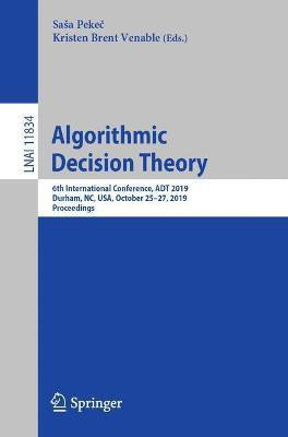 Algorithmic Decision Theory(English, Paperback, unknown)