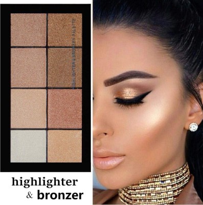 tanvi27 Best illuminator Face Makeup Glow Bronzer Highlighter Palette Highlighter(MULTI COLOR)