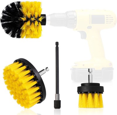 REHTRAD Nylon Wet and Dry Brush(Yellow, Black, 4 Units)