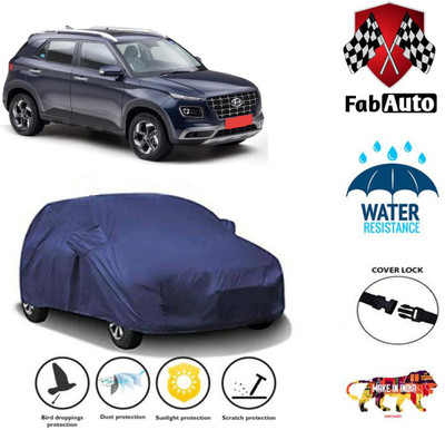 FabAuto Car Cover For Hyundai Venue(Blue)