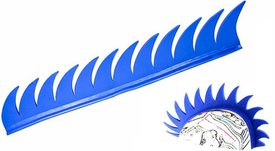 SHOWRIDE Helmet Mohawk for Bike(Blue)