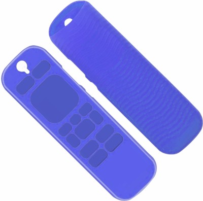 J Front & Back Case for Compatible with Tcl Roku 3600R(Blue, Silicon)