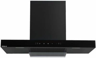 Kutchina Signia 90 Auto Clean Wall Mounted Chimney  (Black 1200 CMH)