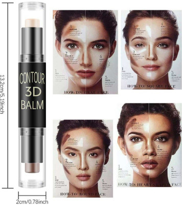 LILLYAMOR EFFECTIVE CONCEALER HIGHLIGHTER CONTOUR BRIGHTENING AND GLOWING STICK Concealer(BROWN, 3.6 g)