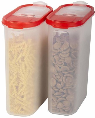 Flipkart SmartBuy Plastic Utility Container  - 2.4 L(Pack of 2, Red)