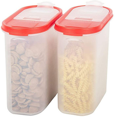 Flipkart SmartBuy Plastic Utility Container  - 1.8 L(Pack of 2, Red)
