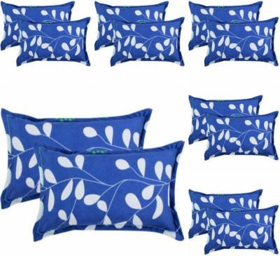 BRANOSD Polycotton Pillows Cover(Pack of 12, 43.18 cm*68.5 cm, Blue)