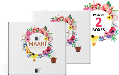 GN 1917 Maahi Javadhu Cups combo - Pack of 2 (Non Charcoal) Javadhu, Woody, Floral Dhoop(Pack of 2)