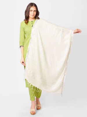 DUPATTA BAZAAR Cotton Blend Solid Women Dupatta