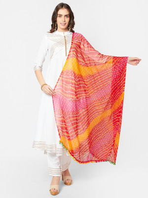 DUPATTA BAZAAR Chiffon Printed Women Dupatta