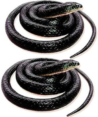 s yuvraj 2 Fake Snake/Prank Realistic Fake Rubber Snake Prank Toy Fake Snake Prank Toy Gag Toy (Black) snake Gag Toy