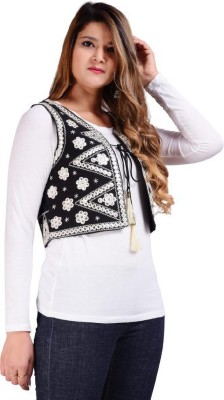 TAVAN Sleeveless Embroidered Women Jacket