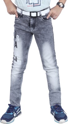 double diamond Regular Boys Grey Jeans