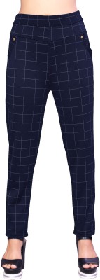 JeeniHub Blue Jegging(Checkered)