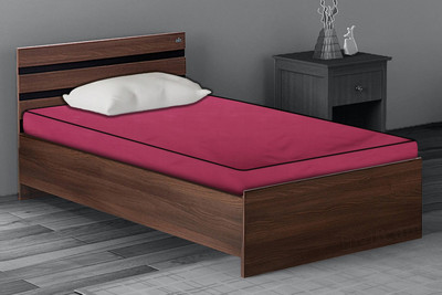 Stylista Elastic Strap Single Size Breathable, Waterproof Mattress Cover(Maroon)