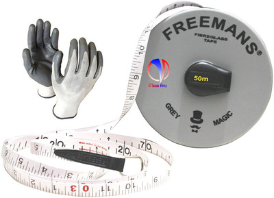 Mass Pro 50 Meter Heavy Duty Highly Durable Quality Measurement Tape(50 m)