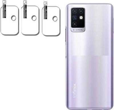 DAFFIN Back Camera Lens Glass Protector for Infinix Note 10(Pack of: 3)