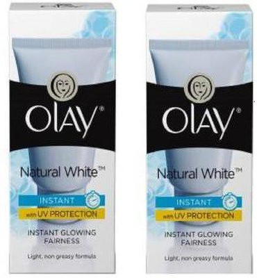 OLAY Natural white Instant Fairness Cream with UV Protection 40g Each(80 g)