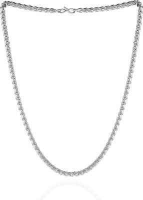 shankhraj mall Find Your Perfect Silver Necklace Chain for All Ages and Genders Gold-plated Plated Metal Chain