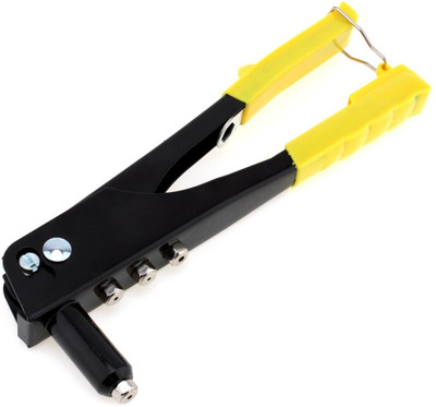 uptodatetools Hand Riveter Gun Kit Light-weight Riveter Manual Blind Rivet Gun Hand Tool Medium Duty Slow Hitting Rivet Gun