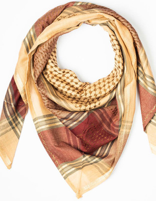 Javinishka Printed Polyester, Viscose Men & Women Scarf, Stole