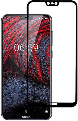TESPARK Edge To Edge Tempered Glass for Nokia 6.1 Plus(Pack of 1)