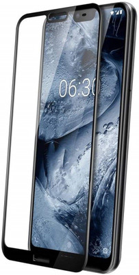 TESPARK Edge To Edge Tempered Glass for Nokia 6.1 Plus(Pack of 1)