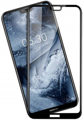 TESPARK Edge To Edge Tempered Glass for Nokia 6.1 Plus(Pack of 1)