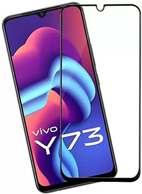 AKSHUD Edge To Edge Tempered Glass for VIVO Y73(Pack of 1)