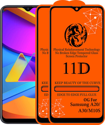11D Edge To Edge Tempered Glass for Samsung Galaxy A30(Pack of 2)