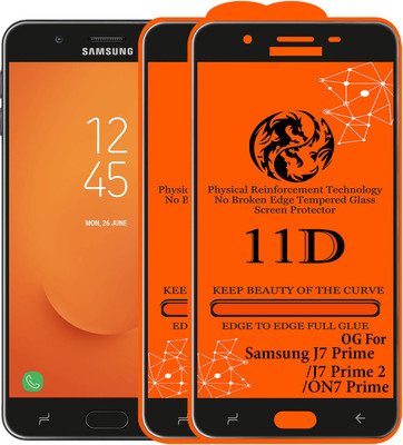 Strivex Edge To Edge Tempered Glass for Samsung Galaxy J7 Prime 2(Pack of 2)