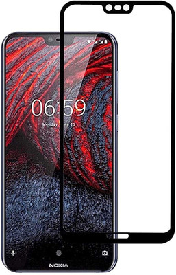 TESPARK Edge To Edge Tempered Glass for Nokia 6.1 Plus(Pack of 1)