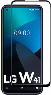 LIKEDESIGN Edge To Edge Tempered Glass for LG W41, LG W41 Pro, LG W41 Plus(Pack of 1)