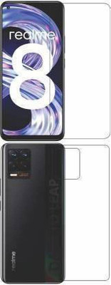 TevarSmart Front and Back Tempered Glass for Oppo Realme 8(Pack of 2)