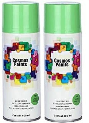 Cosmos Paints Green Spray Paint 400 ml(Pack of 2)