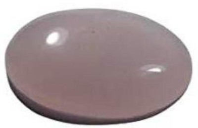 hoseki Natural Rose Quartz Crystal stone Regular Oval Quartz Stone(Grey 1 Pieces)