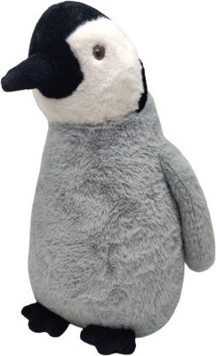 Fun Zoo Penguin Soft Toy Cute Plush Kids Animal Toy  - 30 cm(Grey)