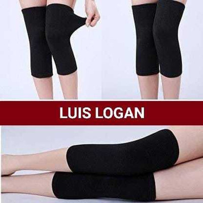LUIS LOGAN Knee Cap support for Joint Pain and Arthritis Relief (Black,M) Knee Support(Black)