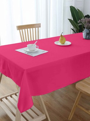 Lushomes Plaid 2 Seater Table Cover(Rose Pink, Cotton)