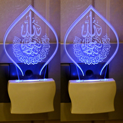 1st Time Unbreakable Acrylic Night Lamp Plug & Play -K108 Night Lamp(10 cm, Multicolor)