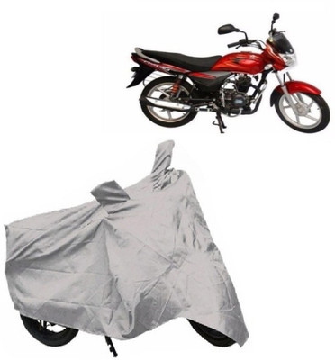 BIKECOVER Two Wheeler Cover for Bajaj(Discover 150 f, Silver)